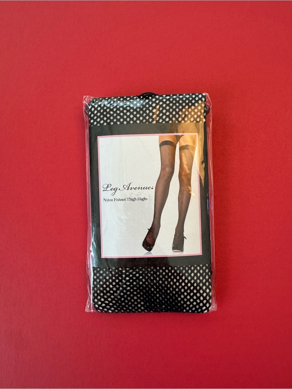 Leg Avenue Black Fishnet Thigh Highs